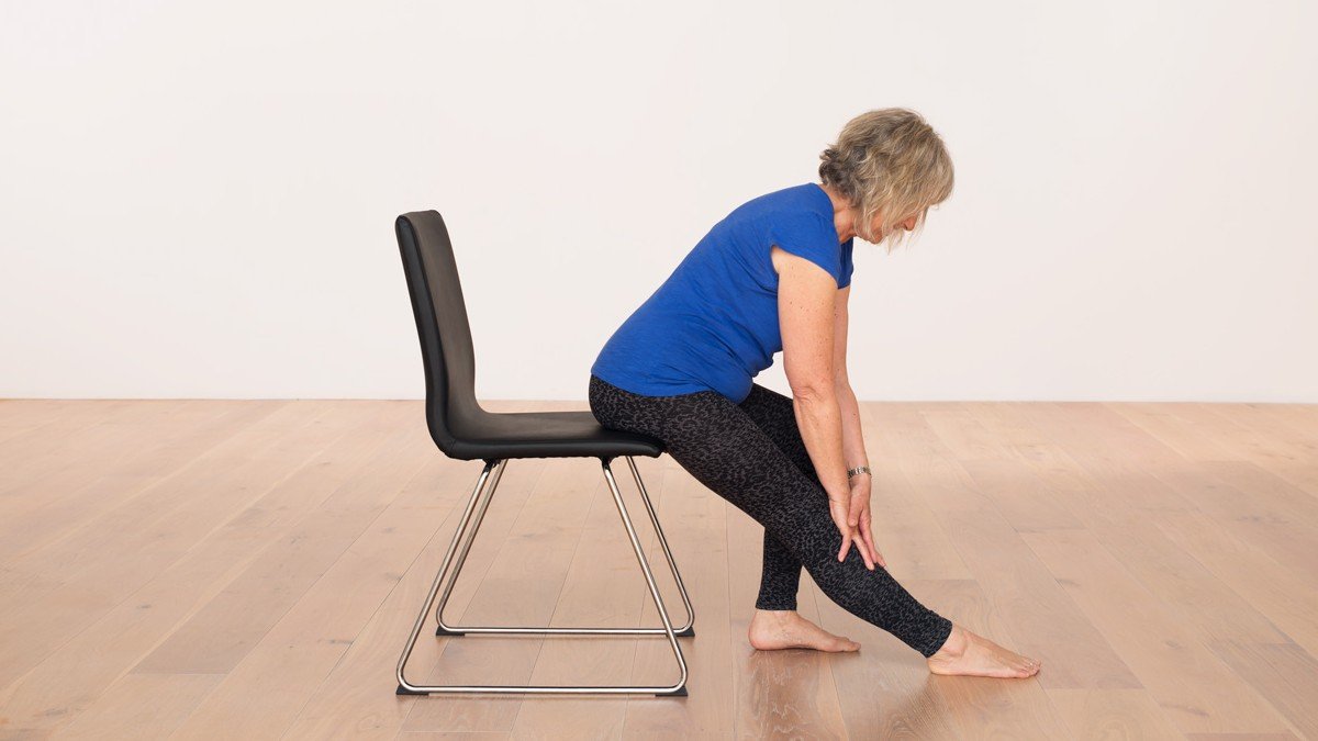 Chair stretching online exercises